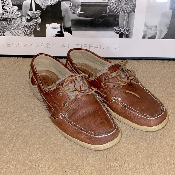 Sperry Bluefish 2 Eye Tan Boat Shoes - Picture 1 of 8